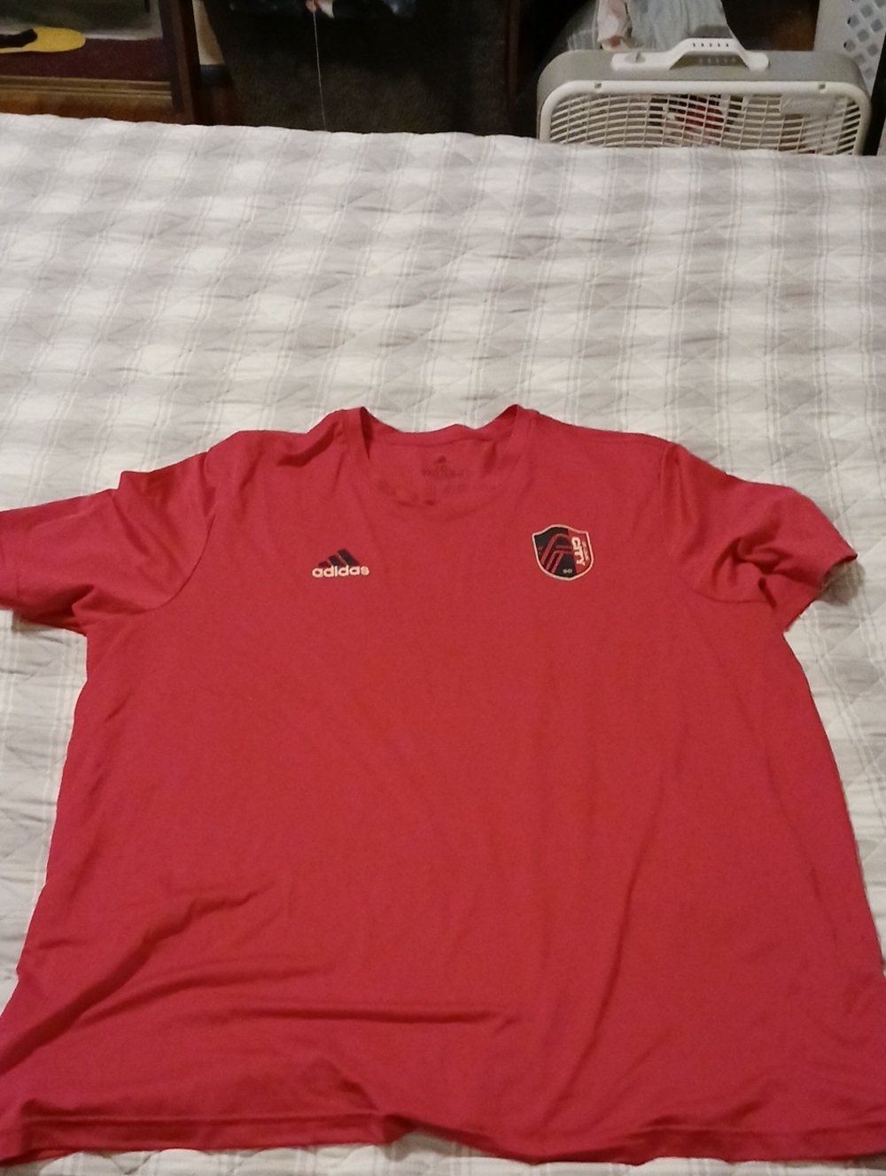 Adidas Men's Red Performance Tee
